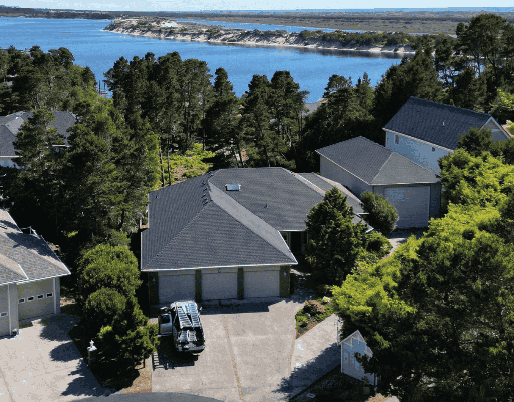 Expert roofing technician applying high-quality materials for durable roof repair in Florence OR